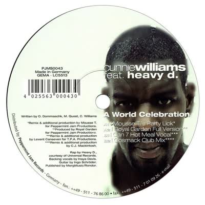 CUNNIE WILLIAMS UND HEAVY D. - WORLD CELEBRATION