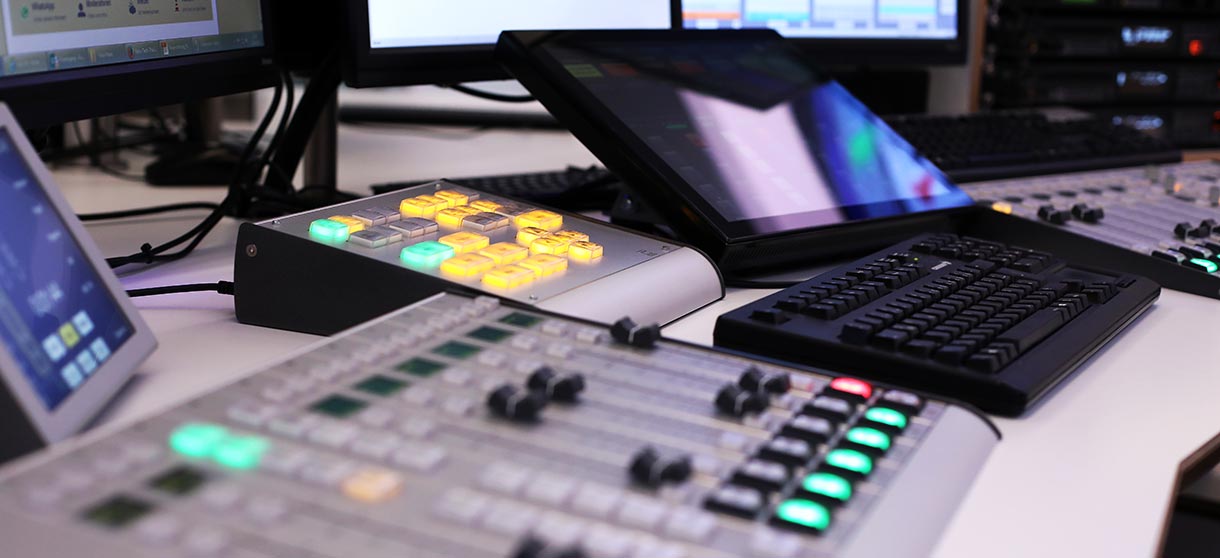 Lautstärkeregler im ffn-Studio